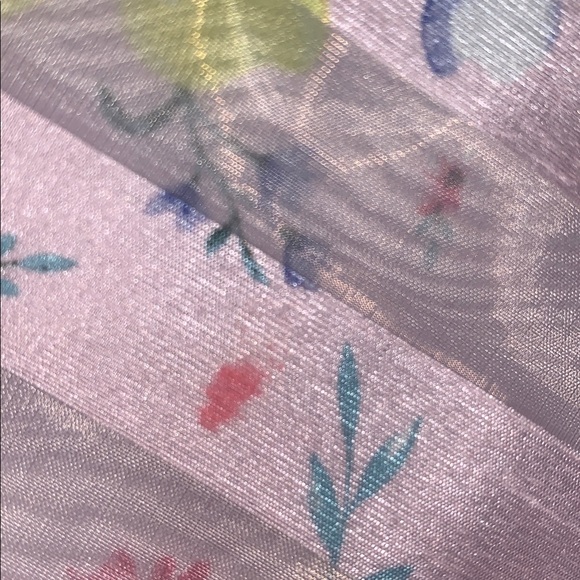 Primark Pink & Yellow Floral Dress 4/5 *Small Flaw - Picture 14 of 14